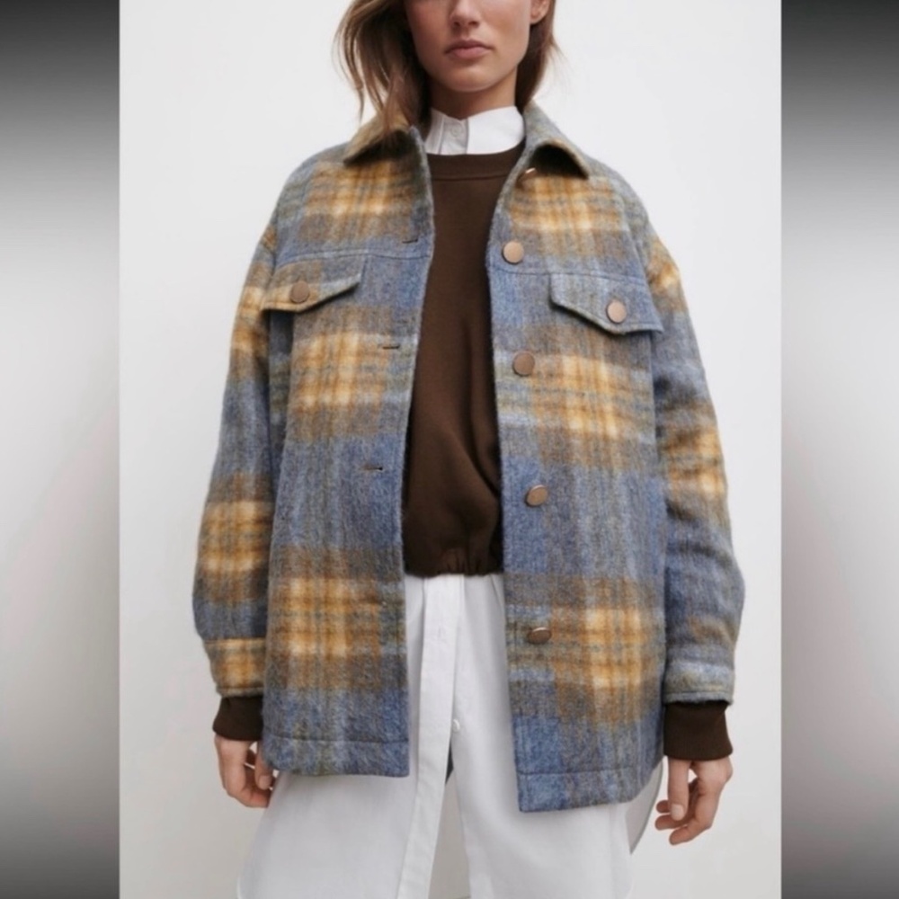 Zara Plaid Shacket
